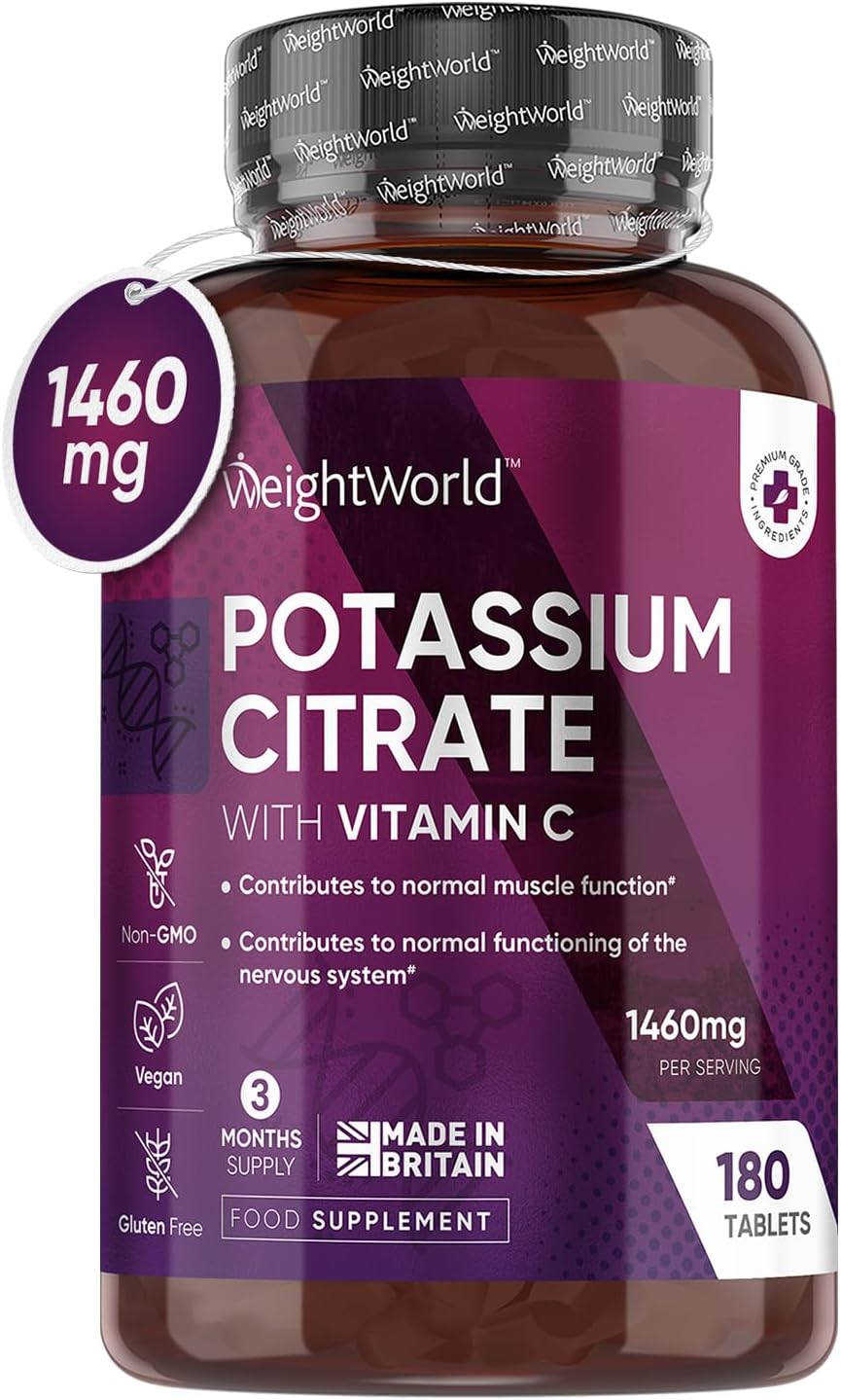 Potassium Supplement High Strength Review: Supports Muscle Function